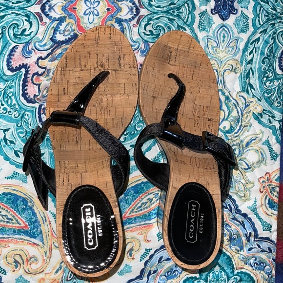 Coach wedge sandals 🧿 - Picture 2 of 6